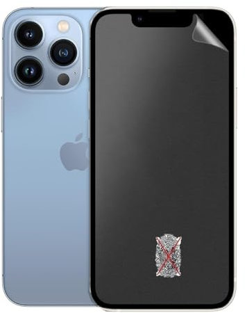 SRSRROP 【3pcs】 Película hidrogel mate Prevención de huellas dactilares para iPhone 13/13 Pro/iPhone 14 (6.1), Protector de pantalla tpu flexible y de alta sensibilidad [antirreflejos]