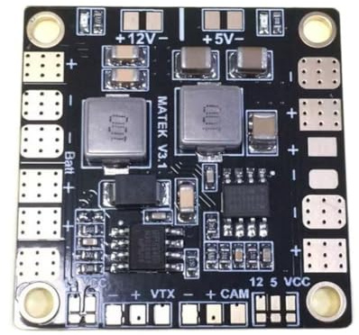 Sirxlevcy Mini Power Hub Power Distribution Board PDB mit Dual-BEC 5V/12V für FPV DIY RC Racing Drone Multicopter Quadcopter