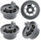 LEONTOOL 4-Pack 165314 Dishwasher Wheels Lower Rack Basket Runner Rail Wheel Fit for Bosch and Kenmore, Replaces Dish Rack Part Number 420198 AP2802428 PS3439123 423232 EAP3439123 PS8697067
