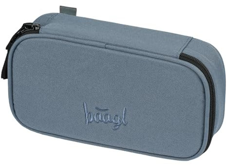 Baagl Federmäppchen für Jungen - Schulmäppchen für Schreibwaren - Schulsachen Federtasche, Kinder Federmappe, Etui für Schule (Skate Dust Blue)