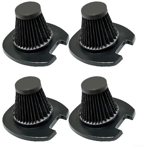 Bulevisiter EV1416 Filtros de repuesto para aspiradoras, modelo vertical ligero 3 en 1 con cable, filtros de espuma lavables, fácil instalación (4 x filtro de algodón)