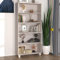 GCHDHAPB Home-Schränke & Aufbewahrung, Buffets & Sideboards, Highboard Hamar, Massivholz, Kiefer Weiß