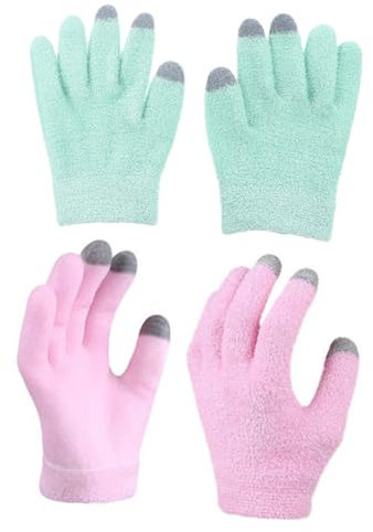 HONMEET 2paare Gel-handabdeckung Für Feuchtigkeitspflege Hand-schönheitsbedarf Schönheitspflegehandschuhe Feuchtigkeitsabdeckung Für Hand-spa