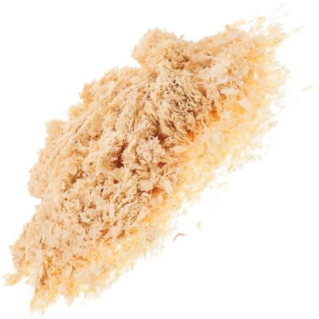 BUGUUYO 1bag Natural Wood Chip Litter for Hamsters Small Pets Absorbent Bedding Odor Control Comfortable Safe for Guinea Pigs Rabbits Bag