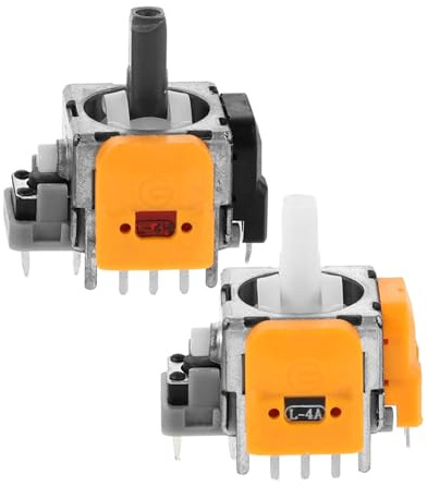 Tofficu 2 Stück Hall Joystick Ersatz Präzise Einstellbar Schnelles Plug And Play Kompatibel mit Switch Pro Controllern Verbesserte Reaktionsfähigkeit durch Analogsensor Reparaturset für