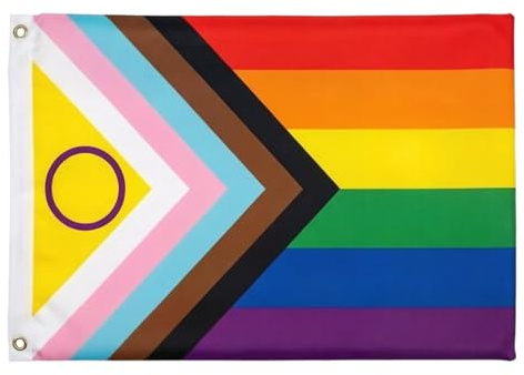 NOPVUFA Bandera Arcoíris LGTB 90x150cm - Bandera del Orgullo Gay con 2 Ojales de Latón, Colores Vibrantes y Resistente a Rayos UV, Ideal para Exterior e Interior, Decoración Celebración Pride