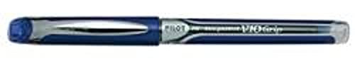 Pilot V10 Tintenroller mit Nadelspitze und gummiertem Griff 1,0 mm Schreibspitze 0,7 mm Strichbreite 12 Stück blau
