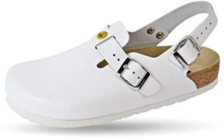Weeger-ESD Antistatik Clog Weiss Gr. 38