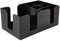 Chabrias Ltd Plastic Classic Bar Caddy Black, Bar Storage, Bar Organiser, Bar Condiment Caddy, Napkin Holder, Straw Holder (Single)