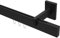 Interdeco Innenlauf Gardinenstangen eckig/kantig Schwarz Typ 10212919, 240 cm