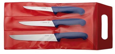 Johannes Giesser Messerfabrik Messer-Set 3-TLG, Grau, M