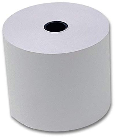 10 Rouleaux de recharge pour calculatrices et caisses enregistreuses à impression NON THERMIQUE papier 1 feuile électrique bobine Blanc 57 x 70 x 12 mm Bobine Comptable 57x70 Afn7 60g