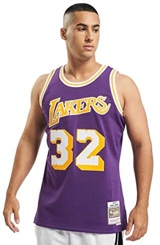 Mitchell & Ness NBA Los Angeles Lakers Swingman 2.0 Magic Johnson Trikot Herren lila/gelb, XL