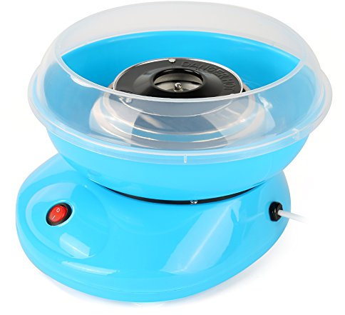 Machine barbe à Papa Cotton Candy Appareil pour Maison 450W Taille:27x26x18cm (bleu)