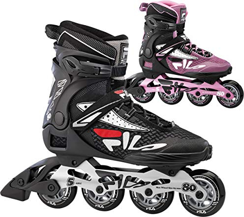 FILA SKATES 010619105 Legacy PRO 80 Lady Inline Skate Damen Blck/Violet Größe 40.5