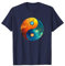 Yin Yang Elemente, Taoismus, Spiritualität, Yoga, Kampfsport T-Shirt