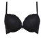 LORMAR Reggiseno a Balconcino Tutto Pizzo, Coppe Super Push UP Invisibili Aria+Gel, 2 Taglie, Ditta, Art.Double Pizzo, 2 Nero