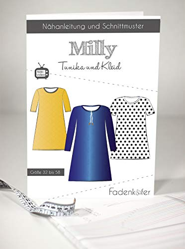 Schnittmuster und Nähanleitung - Damen Tunika Kleid - Milly