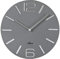 Atlanta 4512/4 Wanduhr Quarz Grau