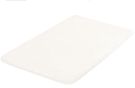 Kleine Wolke Badteppich Meadow, Weiß 60x90 cm Weiss