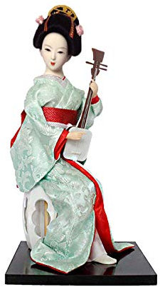 Siunwdiy 12 Japanische Geisha Oriental Puppe, Kimono Geisha-Puppe Maiko Puppe Marionette, asiatische Geisha Sammlerfigur Dekoration oder Geschenk,#019