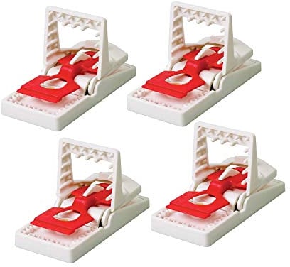 The Big Cheese Ultra Power Mausefallen (4 Stück) – Wiederverwendbare Mausefalle Mäusevernichter