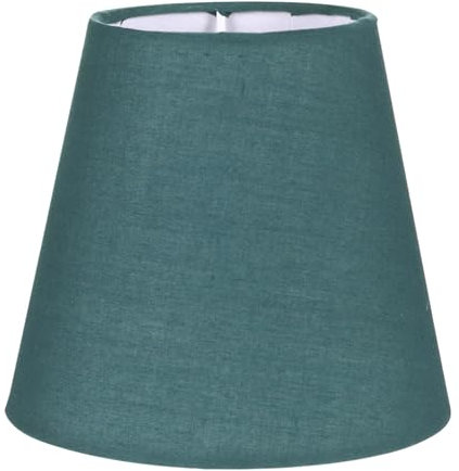 Lurrose 1pc Cloth Lampshade Lamp Cover for Chandelier and Wall Lamp Dark Green Fabric Accessory for Bedroom and Living and Warm Atmosphere Lighting