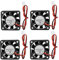 Euroharry 8 PK DC 24V 40x40mm Lüfter 3D Drucker Teile DC Lüfter Kühler Kühler Computer Kühler Lüfter (8x(40x40mm))