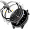 Akancy [2 Stücke] Hardcase kompatibel mit Amazfit GTR Mini mit Schutzfolie, 9H Härte Hart PC gehärtetes Glas dünnes Case, 2trasparente