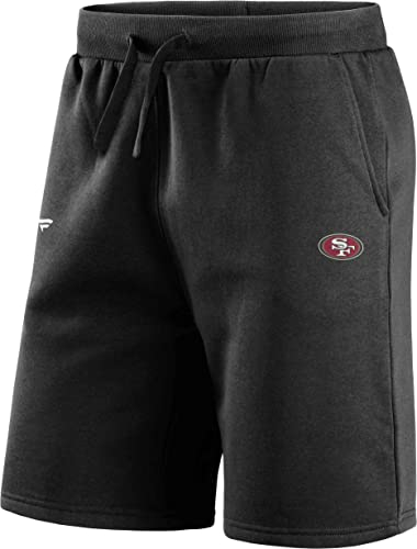Fanatics - NFL San Francisco 49ers Primary Logo Fleece Shorts Farbe Schwarz, Größe M
