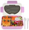 MaMix Bento Lunch Boxes for Adults Kids, Bento Box Adult Lunch Box, 5 Compartment Lunch Box Containers for Adults, Lunch Containers Accessories Reusable & Leakproof Purple