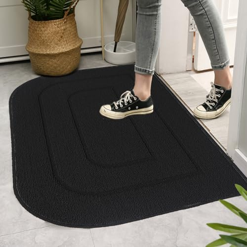 7VSTOHS Fußmatte rutschfest, Schmutzfangmatte Outdoor Waschbar, Robuster Outdoor Fussmatte Wetterfest, für Haustür, Eingangsbereich, Garten, Balkon oder Terrassentür