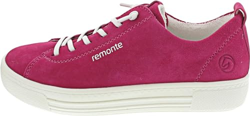 Remonte Damen Low-Top Sneaker D0913, Frauen Halbschuhe,lose Einlage,Freizeitschuhe,Turnschuhe,Laufschuhe,Freizeit,sportlich,Sportschuhe,rosa (31),42 EU