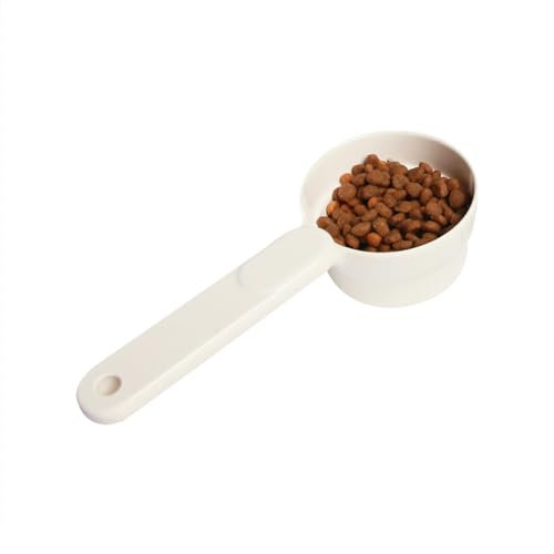 HugeDE Melamine Dog Food Scoop Cats Food Measuring Cups Pet Food Feeding Scoop Comfortable Long Handle Scoop Large Animal Food Scoop for Birds Rabbits