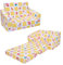 decalsweet Faltbarer KinderSofa-2 in 1 Schlafsofa- Kindersessel mit Stofftasche, Weiche Flip Open Kinderstuhl für Schlafzimmer Wohnzimmer Spielzimmer, Gebäck