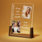 LUCKOR Lampara Personalizada con Foto - Regalos Originales para Mujer Amigas - Regalos Personalizados para Hermanas - Ideas Regalos Aniversario Navidad Cumpleaños San Valentin