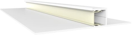 LED-Gigant LED Aluminium Trockenbauprofil T4 2 Meter inkl. Abdeckung Opal Trockenbauprofil IP20 Innen