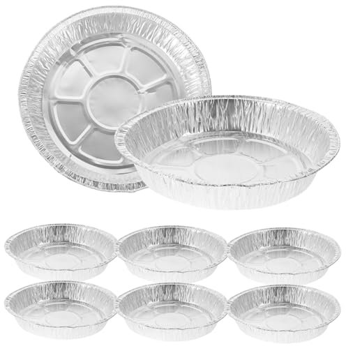 PRETYZOOM 40 Pièces Boite En Étain Panier De Friteuse à Air Moule à En Aluminium Moule à Mini-grill Mini Friteuse à Air Plats De Cuisson Pour Le Four Silver Feuille D'aluminium