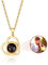 Easycosy personalisierte Halskette mit Bild Projektion, Kette damen mit Foto und vielfältiges Projektion Anhänger im Stein als personalisierte Geschenke für Frauen & Freundin zum Geburtstag Jahrestag