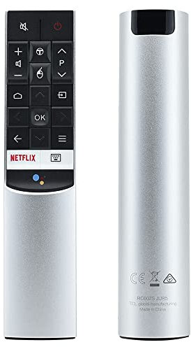 XINFUTE RC602S JUR5 adatto per TCL Android Voice TV Telecomando L65C2US 55X4US