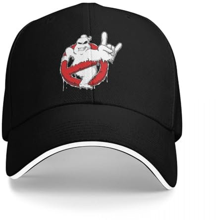 Baseballmütze Cartoon Ghostbusters-Film Hip Hop Sandwich Kappe Unisex Stil Verstellbare Hüte Kappe Reise Geschenk Urlaub Sport Geschenke