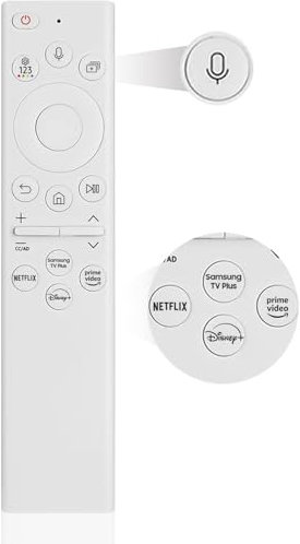 Replacement for Samsung Smart TV Remote, Voice Remote Control Compatible with Samsung Frame TV 2018-2024, Curved, Crystal UHD, OLED, Neo, QLED, 8K & 4K TVs (No Solar)