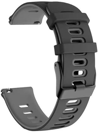 Cinturino in silicone per smartwatch Garmin Vivoactive 3 4 Venu SQ Vivomove HR Forerunner 158 55 da 20 mm e 22 mm, 20mm width