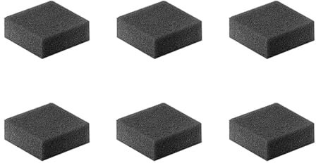Confezione di 6 spugne sonore per fotocamera 360, spugna per riduzione del rumore e protezione per riprese all'aperto
