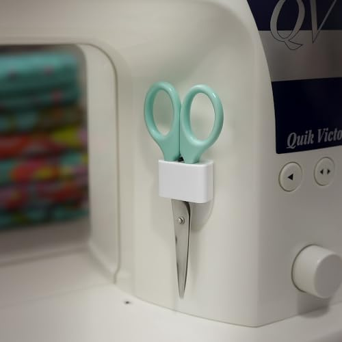 Scherenhalter für Nähmaschine, Scherenhalterung, Nähmaschinescherenhalter, Nähmaschinezubehör (weiß)