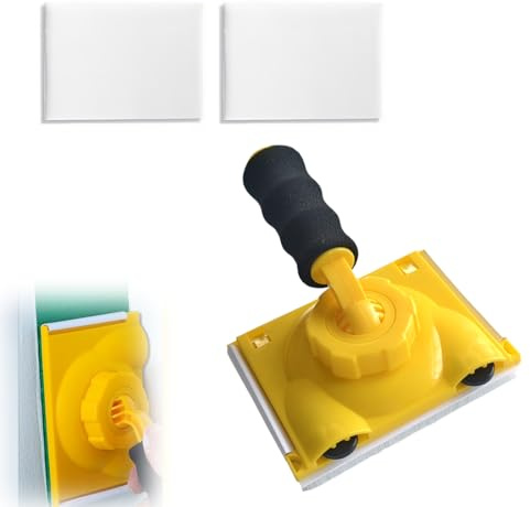 GXGM Paint Pad, Edge Painting Tool with Handle with Sponge Pads Replacement, perfect edge peinture,Edger Cutter Portable Angle Adjustable for Cutting Walls and Ceilings
