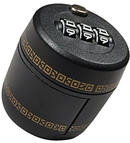 ULTECHNOVO Cadenas pour Bouteille de Vin Bouchon à Code Réglable en ABS, Conçu pour Sécuriser Bouteilles de Vin et Whisky en Extérieur Cave