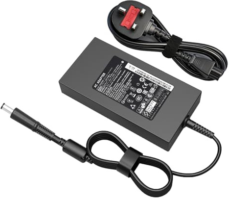 180W Laptop Charger Compatible with Dell G15 G5 G3 5520 5521 5525 5587 5590 3579 3590, Precision 7510 7520 7530 7540 7550 7560 7710 7720 7730 DA180PM111 LA180PM180 7.4mm Tip AC Adapter Power Cord