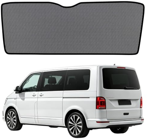 Agrdeed Sonnenschutz Heckscheibe Auto für VW T6 | Faltbar Schützt vor Sonneneinstrahlung und UV-Strahlen, Verdunkelung Sonnenschutz Heckscheibe