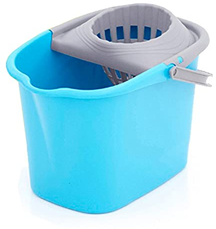 Plastiken - 6215RL CELESTE - Cubo fregona rectangular - 15 l